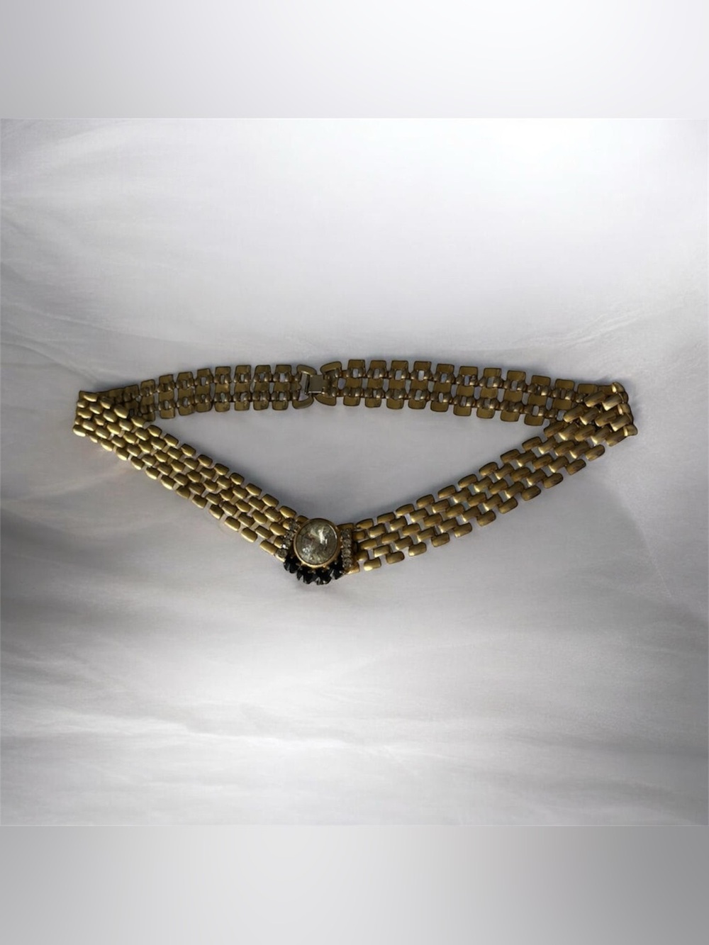Vintage Panther Link Collar Necklace - Project Piece